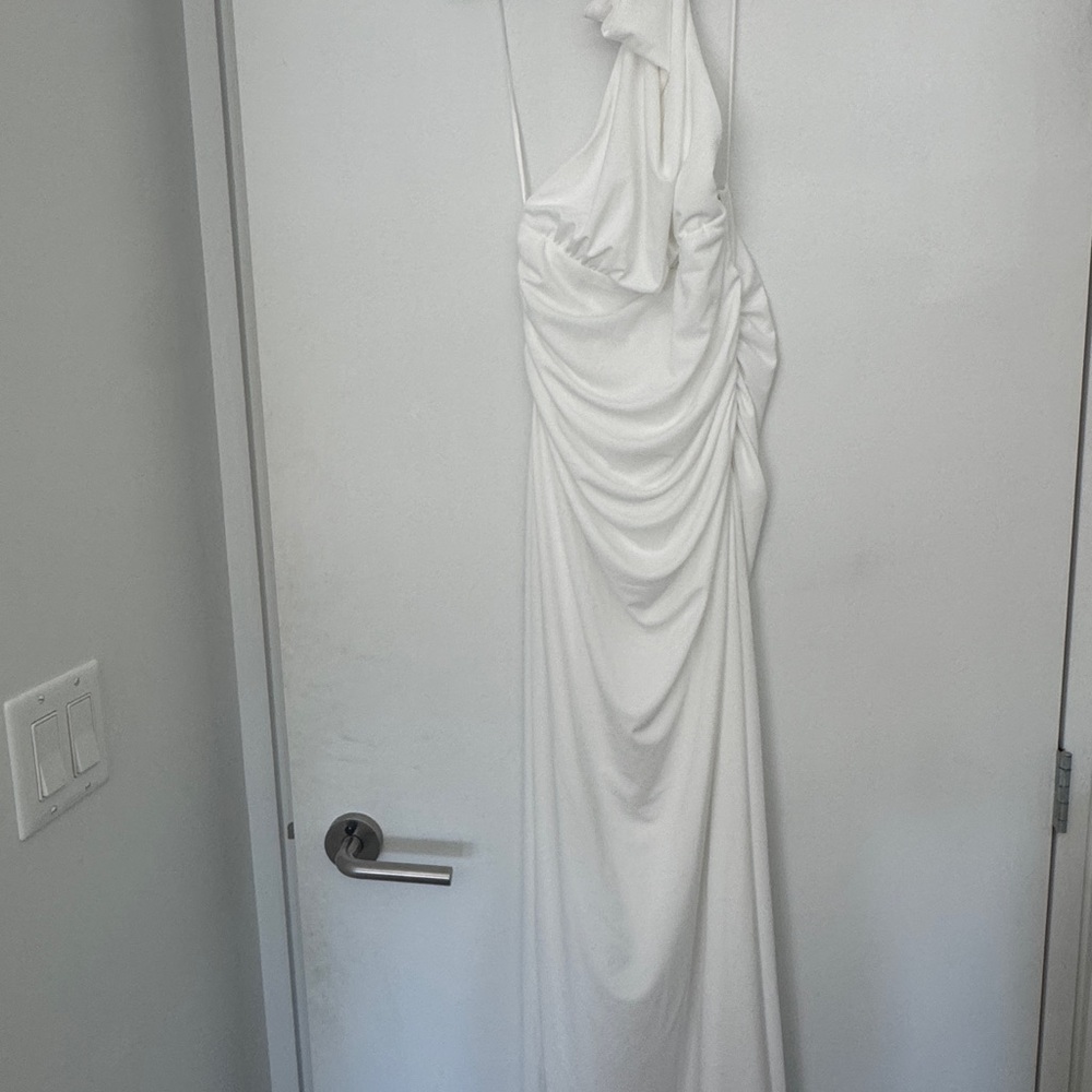 NWT Zara long open back halter dress size S - Picture 4 of 7